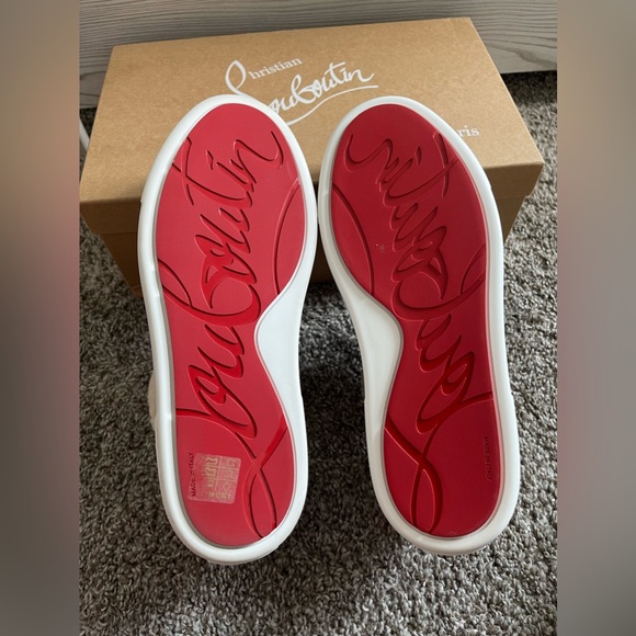 Christian Louboutin Fun Vieirissima Atlas Red Suede - Picture 4 of 14